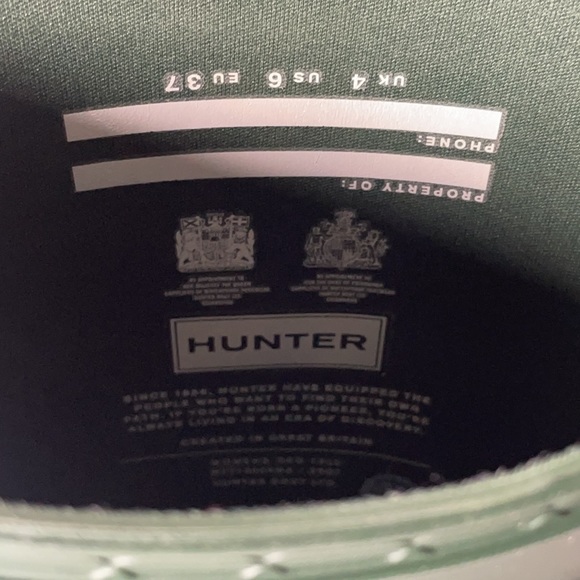 Hunter Tall Rain Boots - sz 37EU / US6 - Picture 5 of 7